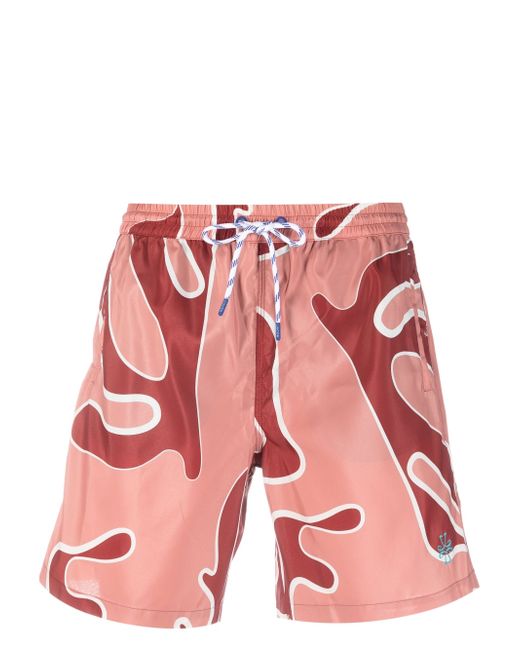 Jacob Cohёn abstract-print swim shorts
