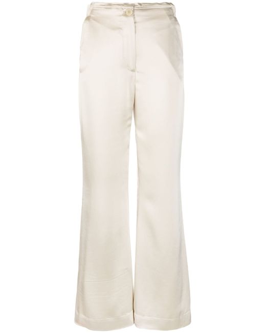 By Malene Birger mid-rise flared trousers