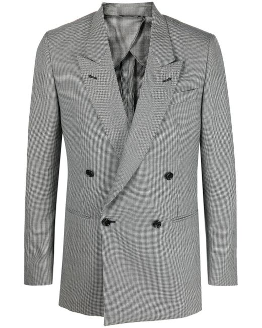 Reveres 1949 peak-lapels double-breasted blazer