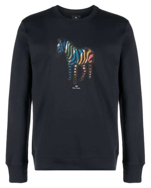 PS Paul Smith logo-print organic cotton sweatshirt