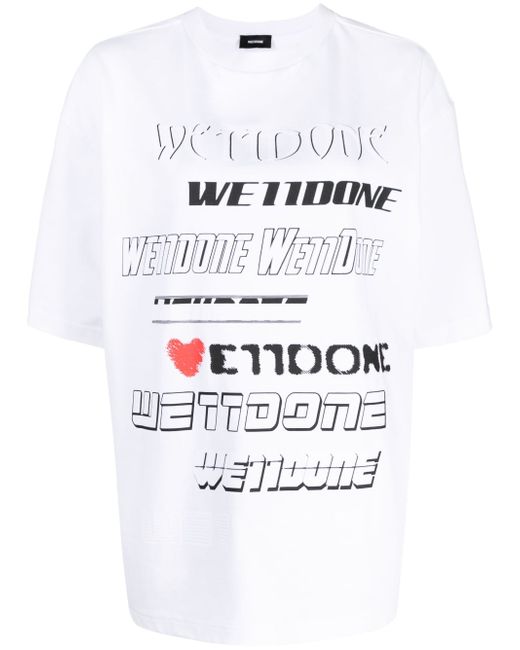 We11done logo-print short-sleeve T-shirt