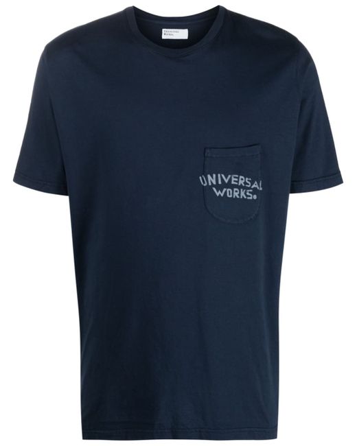 Universal Works graphic-print short-sleeved T-shirt