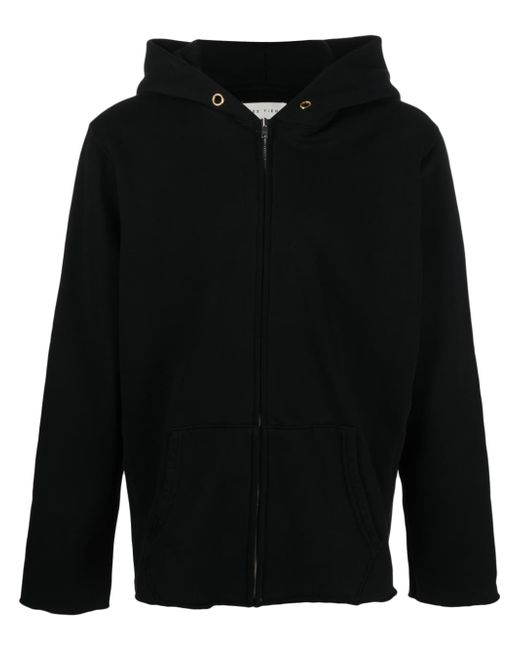 Les Tien front zip-fastening hoodie