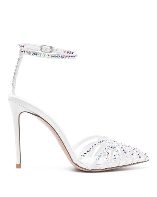 Le Silla Afrodite 110mm crystal-embellished sandals
