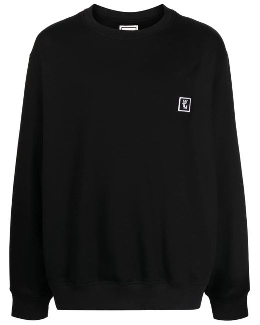 Wooyoungmi logo-patch long-sleeve sweatshirt