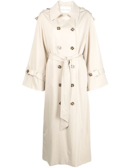 By Malene Birger double-breasted belted trench coat