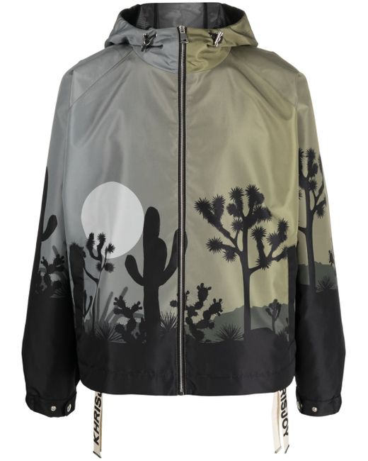 Khrisjoy graphic-print hooded jacket