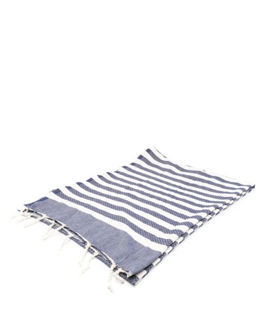 Mc2 Saint Barth striped fringed beach towel