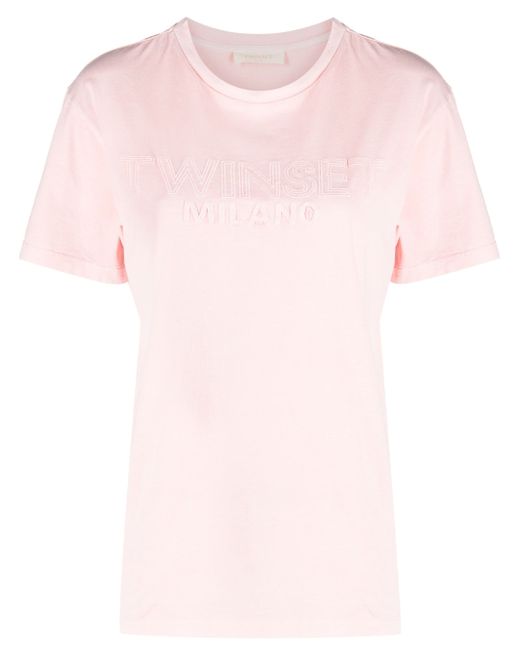 Twin-Set logo-print cotton T-shirt