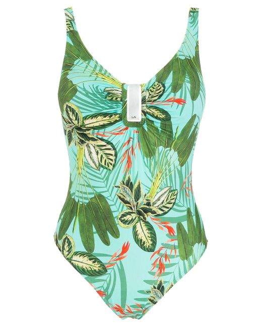 Lygia & Nanny Mirassol tropical print swimsuit