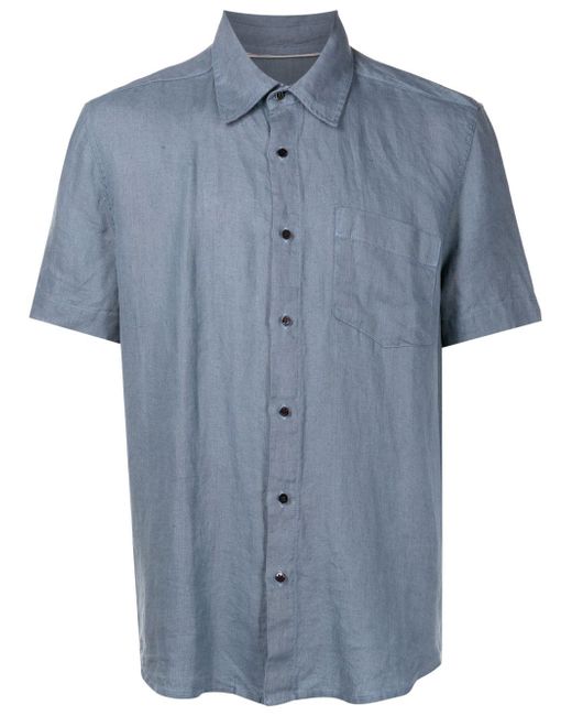 Osklen short-sleeved flax shirt