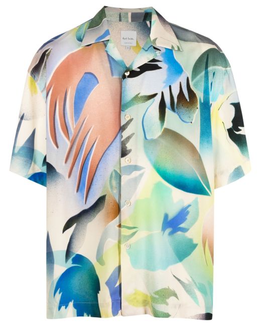 Paul Smith abstract-print short-sleeve shirt