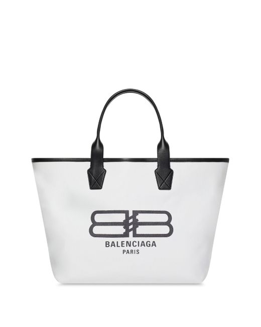 Balenciaga logo-print jumbo tote bag