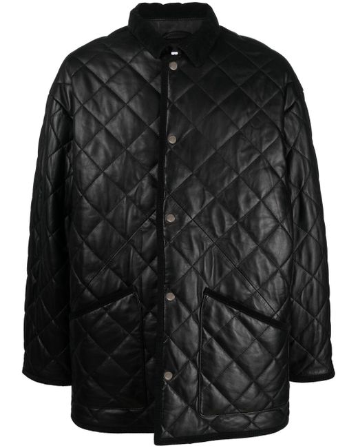 Filippa K quilted leather coat