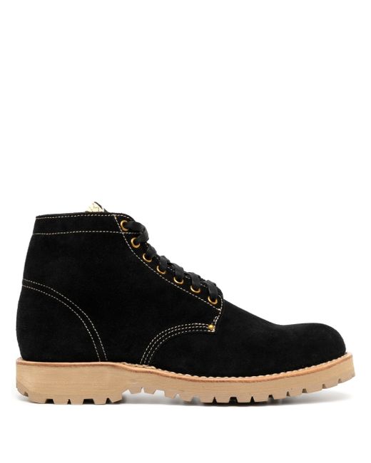 Visvim suede lace-up ankle boots