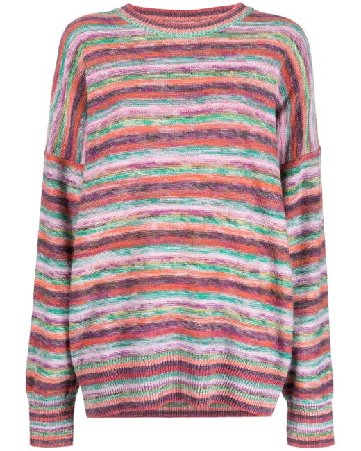 Chloé striped long-sleeve jumper