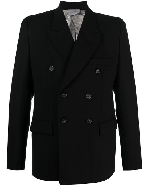 Vtmnts double-breasted wool blazer