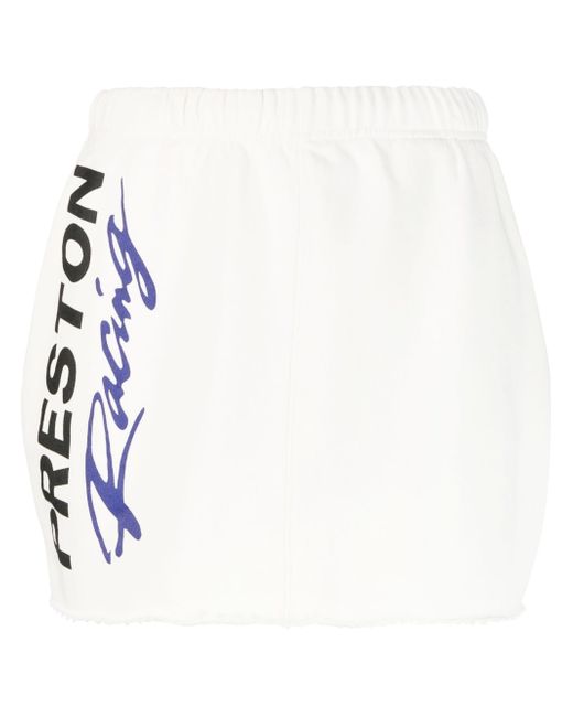 Heron Preston logo-print elasticated skirt