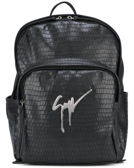 Giuseppe Zanotti Design textured backpack