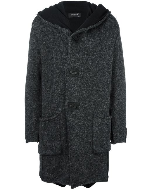 Transit Futra hooded coat Medium Cotton/Wool/Linen/Flax/Leather