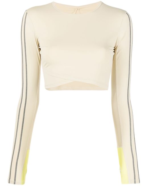 P.E Nation Initialise LS cropped running top