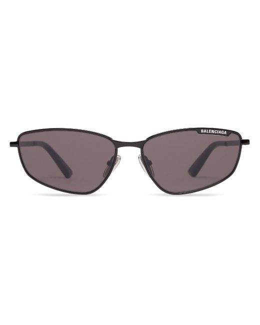 Balenciaga metallic cat-eye frame glasses