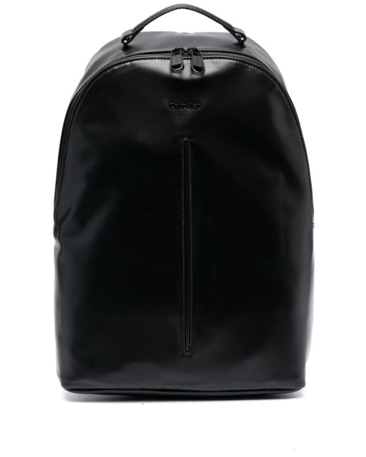 Calvin Klein embossed-logo backpack