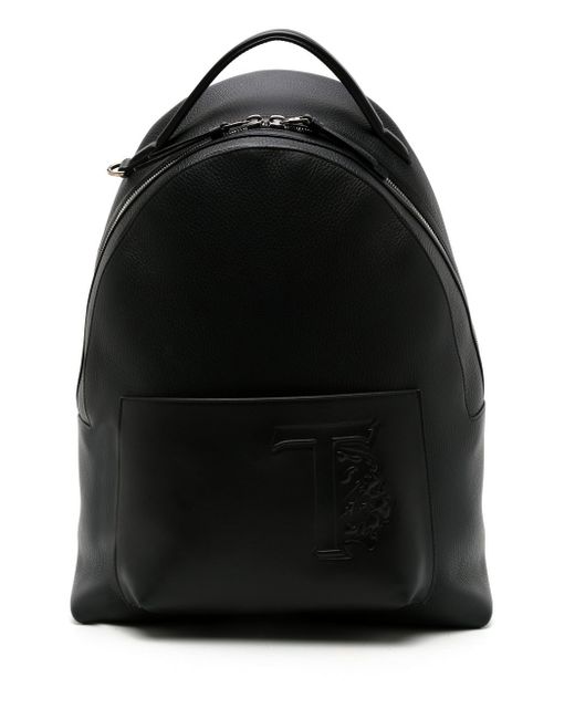 Tod's monogram-stamp leather backpack