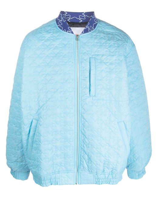 Bluemarble drop-shoulder padded jacket