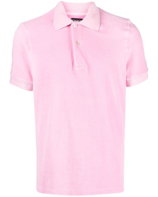 Tom Ford brushed cotton polo shirt