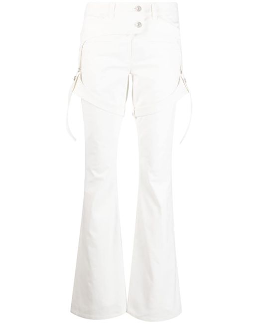 Courrèges straight-leg cotton trousers