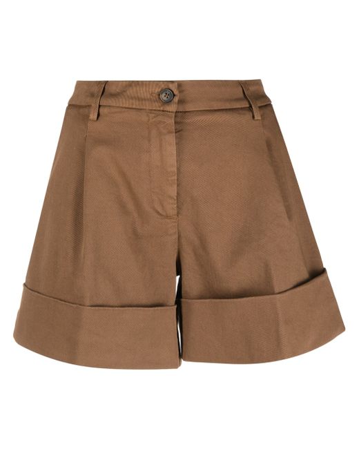 Fay stretch-cotton tailored shorts