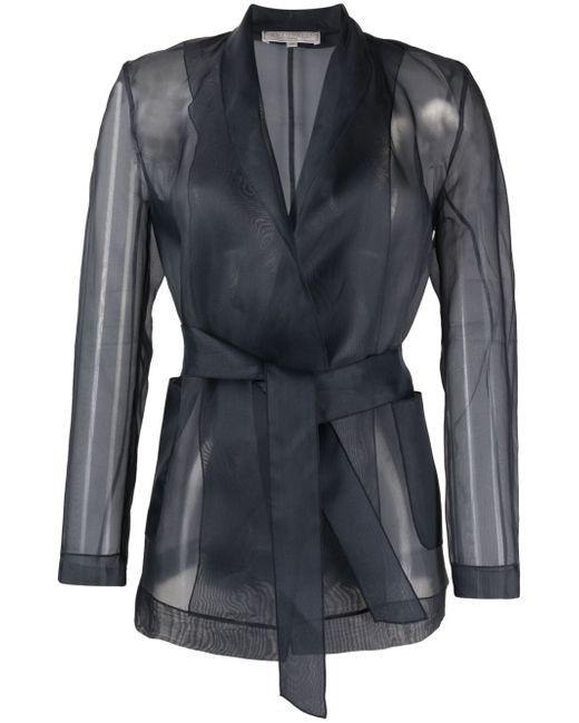 Antonelli transparent silk jacket