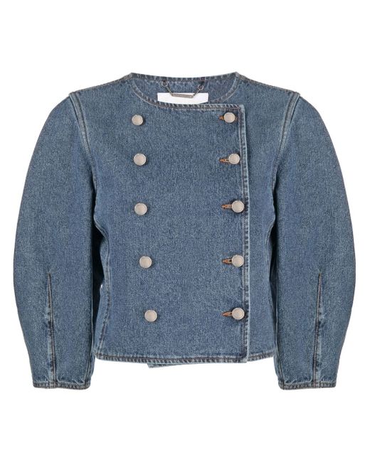 Chloé double-breasted denim jacket