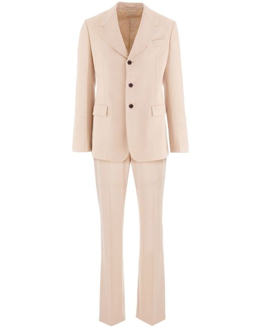 Ferragamo single-breasted virgin-wool suit