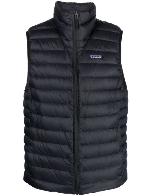 Patagonia logo-patch feather-down gilet