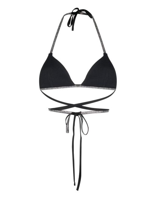 Heron Preston rhinestone-embellished bikini top