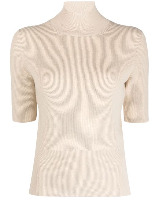 Joseph roll neck knitted top
