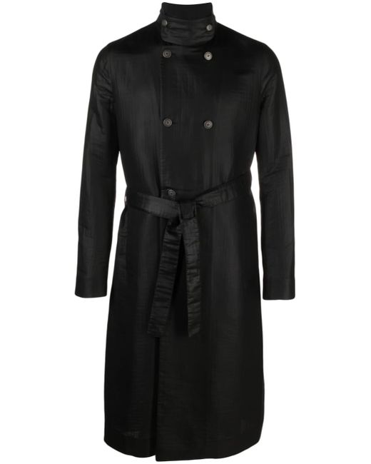 Sapio double-breasted belted coat