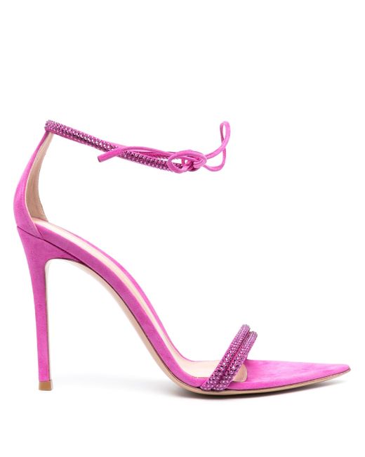 Gianvito Rossi Montecarlo 115mm crystal-embellished sandals