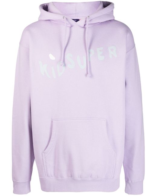 KidSuper logo-print long-sleeved cotton hoodie