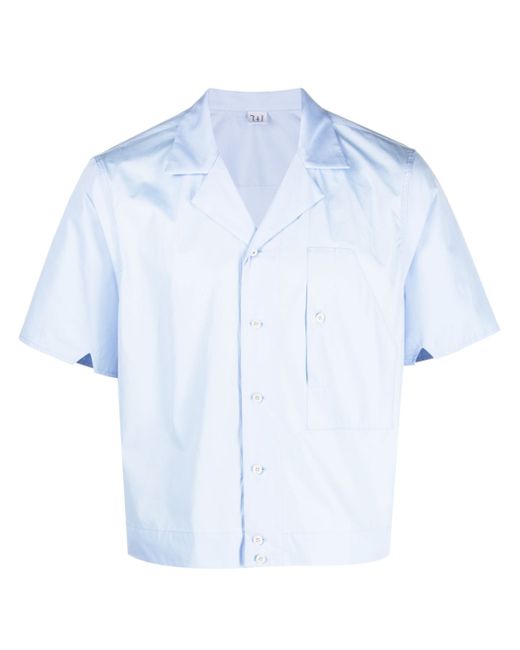 Winnie NY short-slits chest-pocket shirt