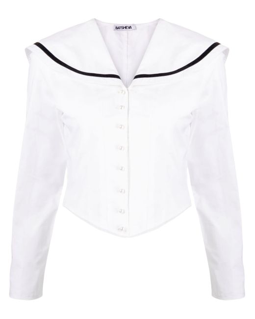 Batsheva Skipper cotton blouse