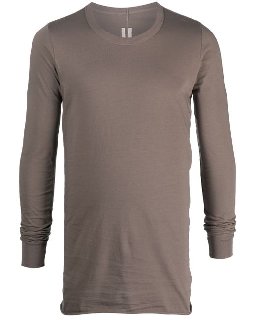 Rick Owens seam-detailing long-sleeve T-shirt