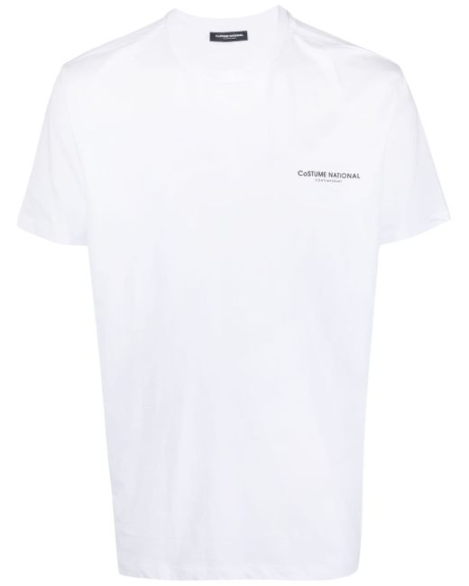 costume national contemporary logo-print cotton T-shirt