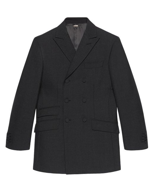 Gucci double-breasted wool blazer