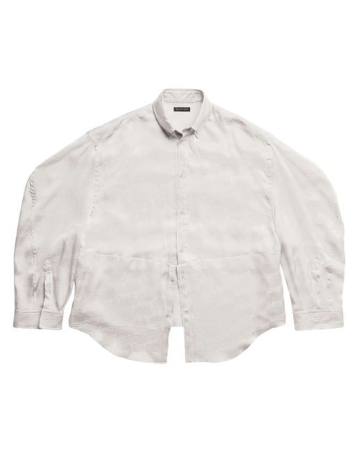 Balenciaga BB-monogram button-up shirt
