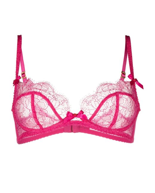 Agent Provocateur Lorna lace plunge underwired bra