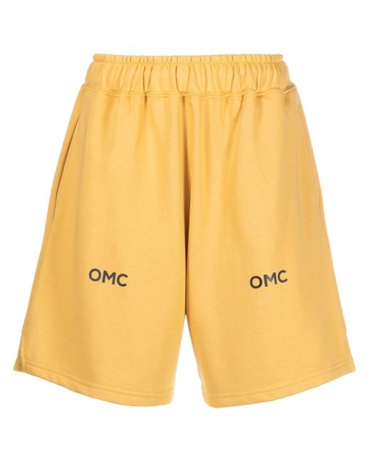 Omc logo-print track shorts
