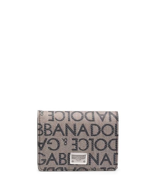 Dolce & Gabbana monogram-print bi-fold wallet